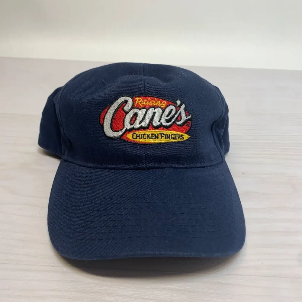 Raising Canes‎ Chicken Fingers Employee Hat Cap Blue
